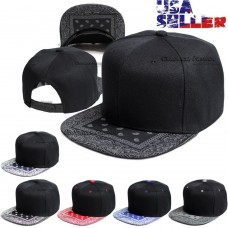 Baseball Hat Cap Snapback Bandana Visor Flat Hip Hop Adjustable Plain Hats Hombres  eb-11472178